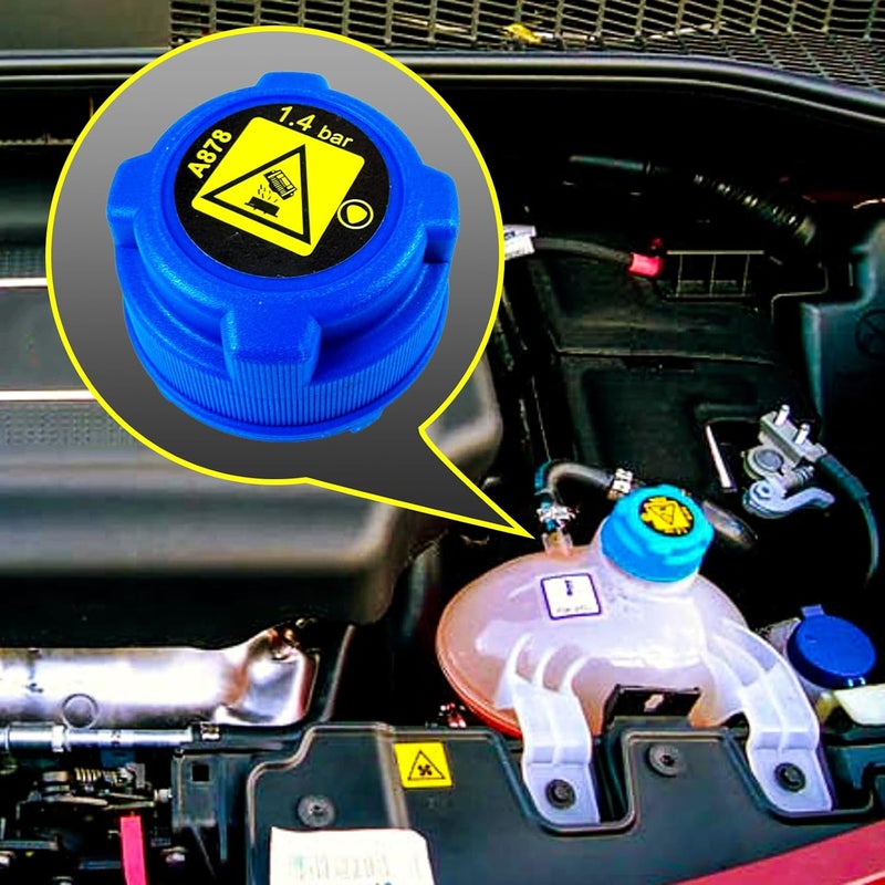 CEYHTLY 68097622AA Coolant Reservoir Cap, Radiator Cap Compatible with 2014-2021 Fiat 500L | Ram ProMaster 1500, ProMaster 2500, ProMaster 3500, ProMaster City, ProMaster Rapid Replaces# 46799364 - Image 2